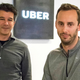 Former Uber CEO Travis Kalanick, left, and Anthony Levandowski